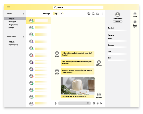 imBee's One Team Inbox can consolidate 6 most used Instant Messengers and 360+ popular applications to unlock your business’s full potential.
 